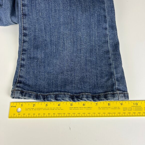 Lee Jeans Womens 10 M (32x30) Natural Bootcut Blue Stretch Just Below the Waist - Picture 14 of 16